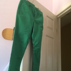 Green jeans